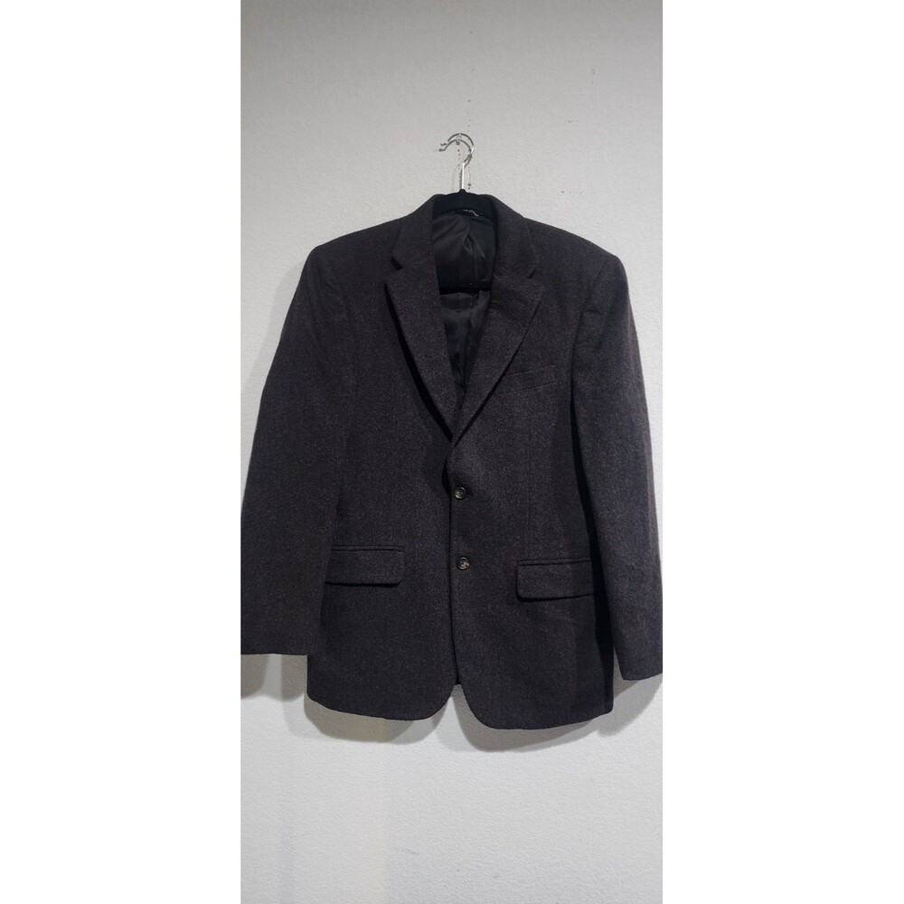 JOS. A. BANK 100% Camel Hair Gray BLAZER Sport Coat Men's 38 Reg Made In Egypt